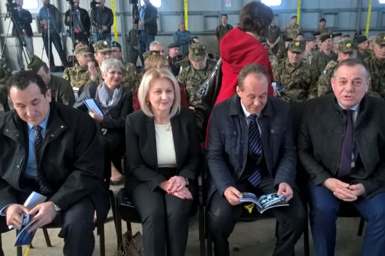 Руководство Заједничке комисије за одбрану и безбједност БиХ и парламентарни војни повјереник БиХ присуствовали церемонији примопредаје дужности команданта EUFOR-a